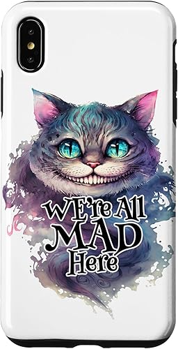 Miniatura 11 de Funda para iPhone 12/12 Pro Cheshire Cat We're All MAD Here Alicia in Wonderland Quote