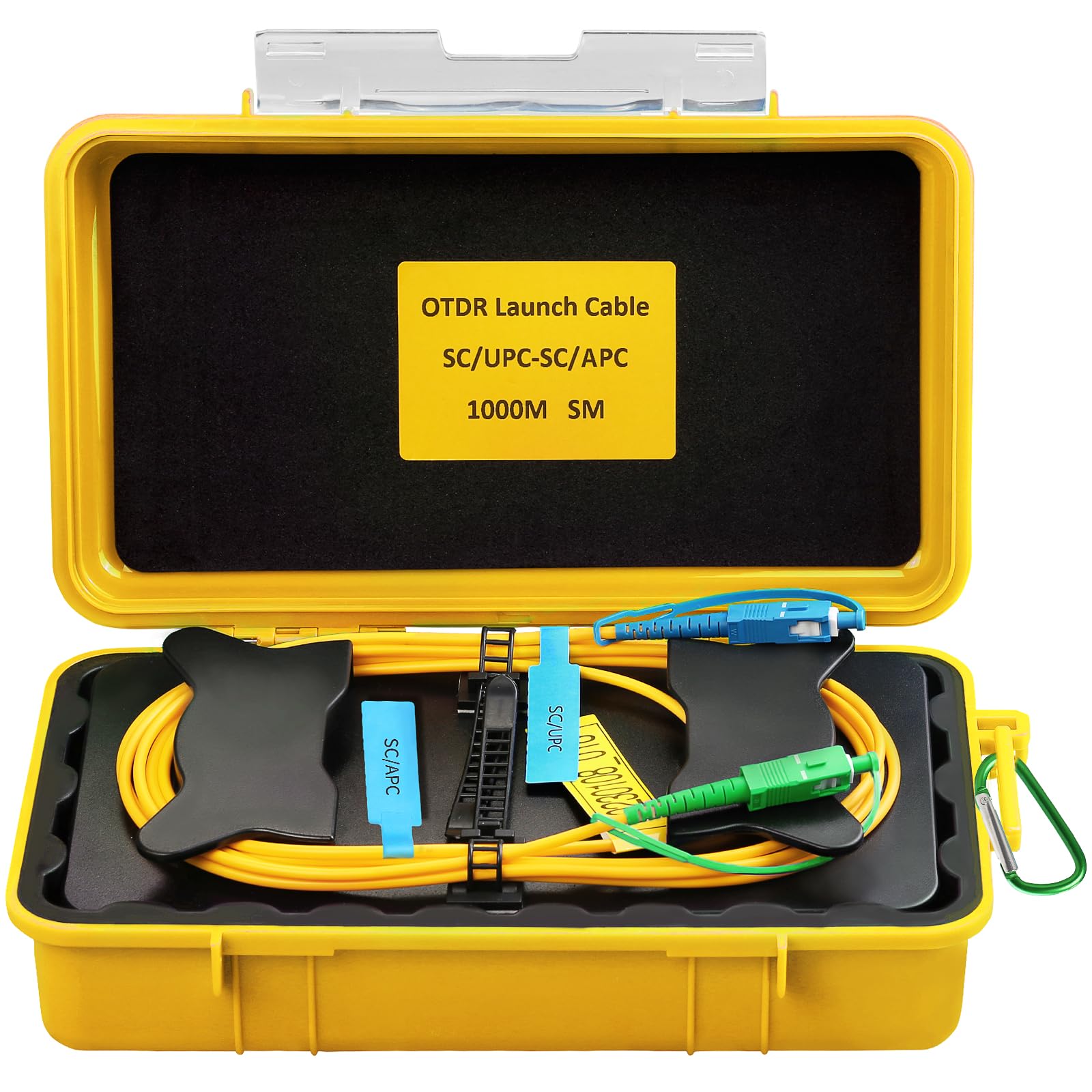 OTDR Transmission Cable Box SCUPC-SCAPC 1000m Single-Mode SM OTDR Starting Cable Box Fiber Optic Tester Extension Cable OTDR Dead Zone Eliminator-image-9