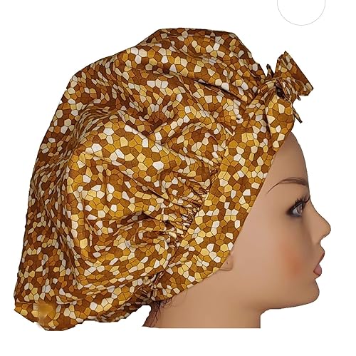 Sweet Thangs Satin Lined Head Bonnet Comfortable Fit Sleep or Fashion Accessory With Attached Matching Tie Unisex Adult Children Handmade USA