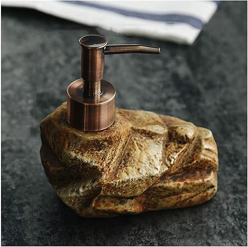 Miniatura 11 de Soap Dispenser Soap Dispenser Bottles Creative Ceramic Retro Stone Shampoo Soap Liquid Shower Gel Dispenser Soap Dispenser Lotion Bottle