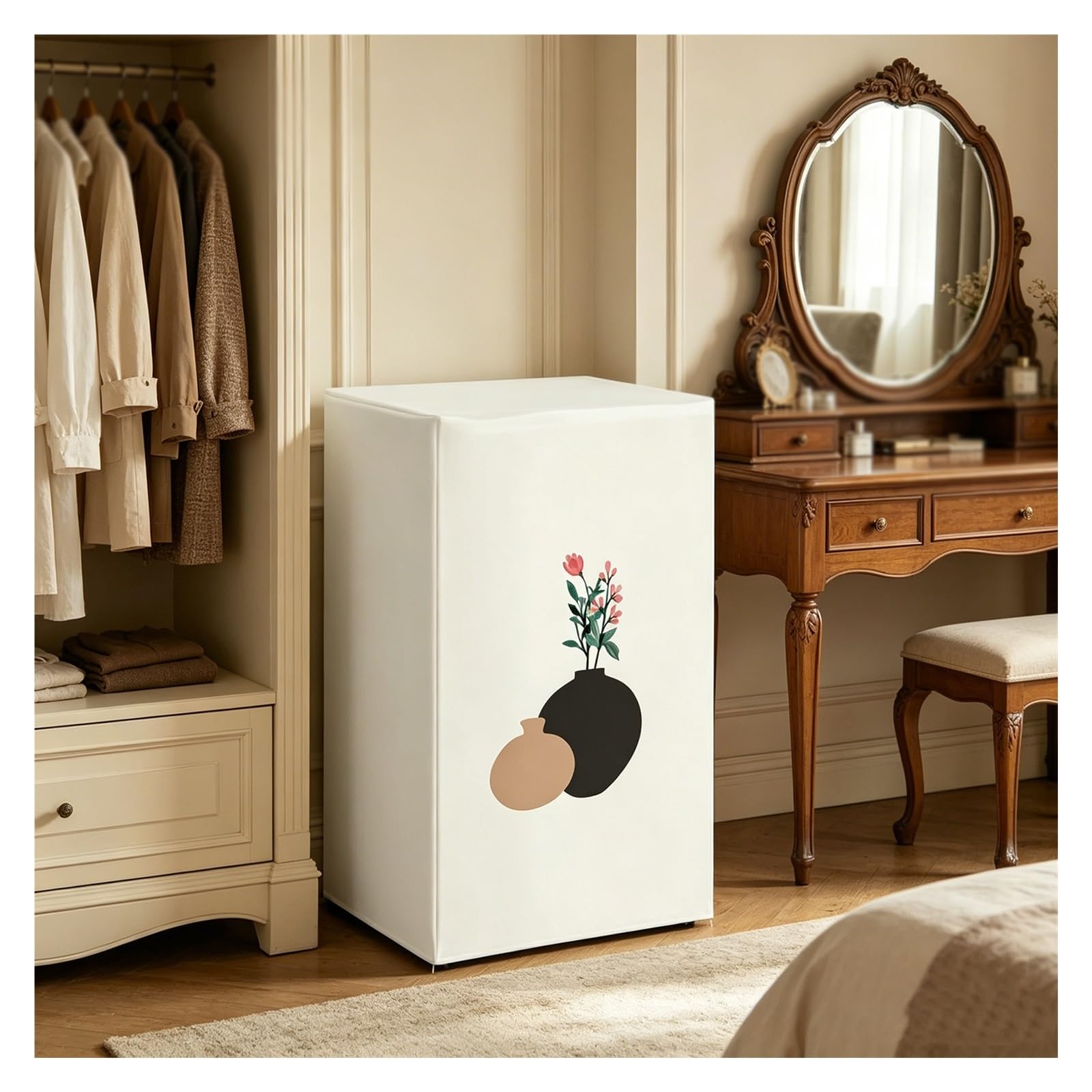 CHZDPP Customized Safe Cabinet Protector Covers with Double Zip, Washable Safety Cover for Freezers/Bedside Table, Home Safe Enclosure Cover(C,16x12x18in/40x30x45cm)