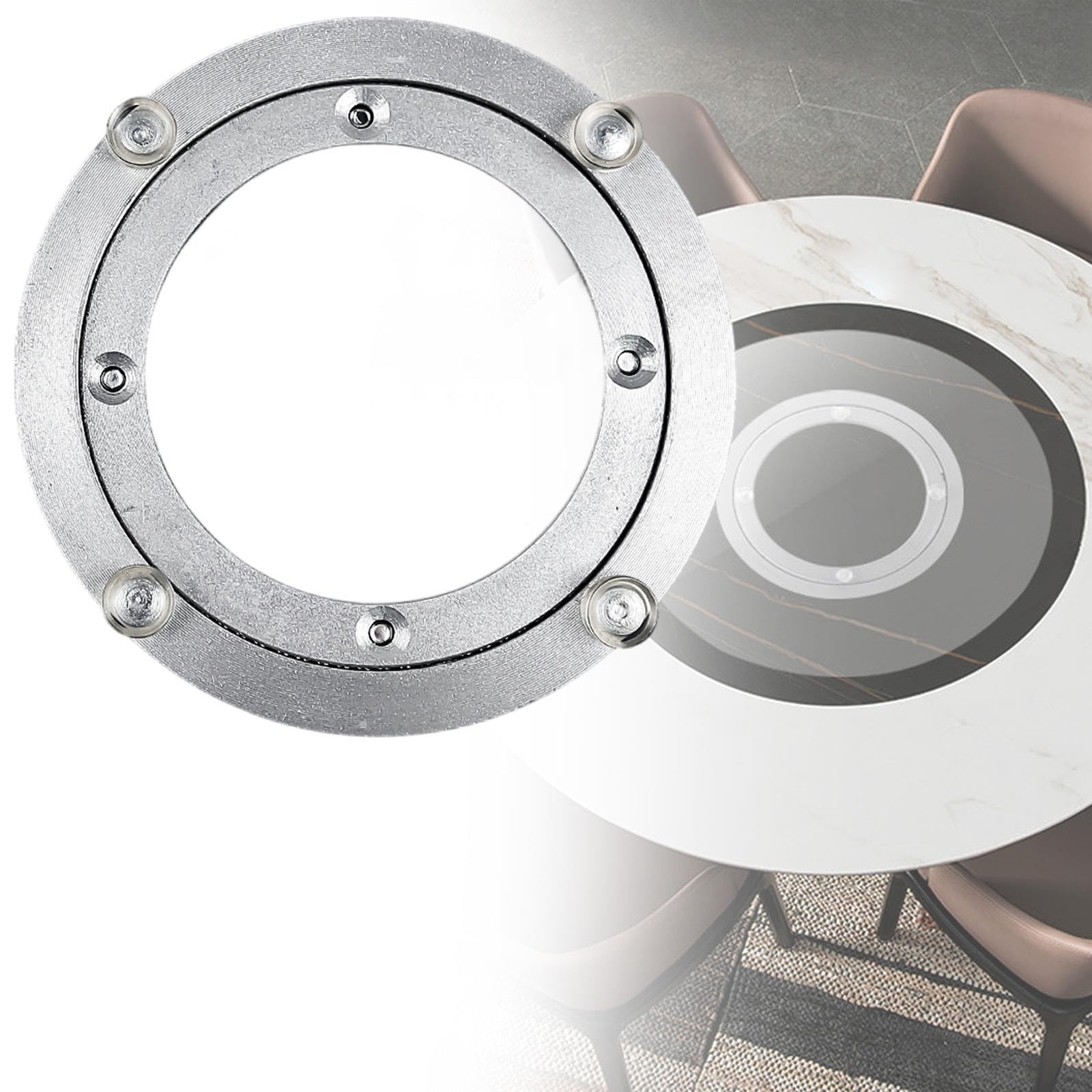 Plateau Tournant Lazy Susan 350mm 450mm 580mm Grand Roulement en Métal