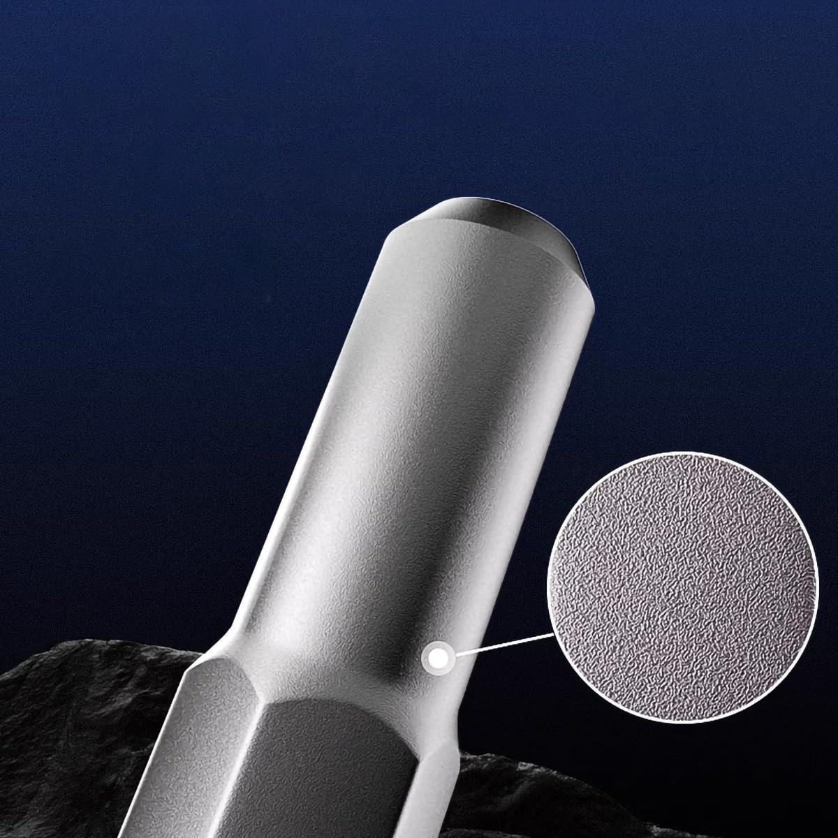 Scalpello a punta esagonale resistente per trapani demolitori - 17 × 400 mm