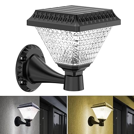 hardoll Acrylonitrile Butadiene Styrene 10W Solar Lights For Home Outdoor Garden 33 Led Waterproof Wall Lamp (Wall) (Pack Of 1)