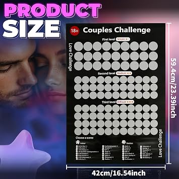 QENWKXZ 100 Dates Scratch off Bucket List Poster, Scratching Poster for Adventure Couple, Date Night Ideas, Gifts for Couples,Scratch Off Date Night Ideas, Valentine's Day Scratch-off Poster (Black)