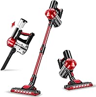 iwoly C150 Cordless Stick Vacuum: 18kPa Suction, 2200mAh Detachable Battery, HEPA Filter, LED Brush for Hard Floors, Car & Stairs