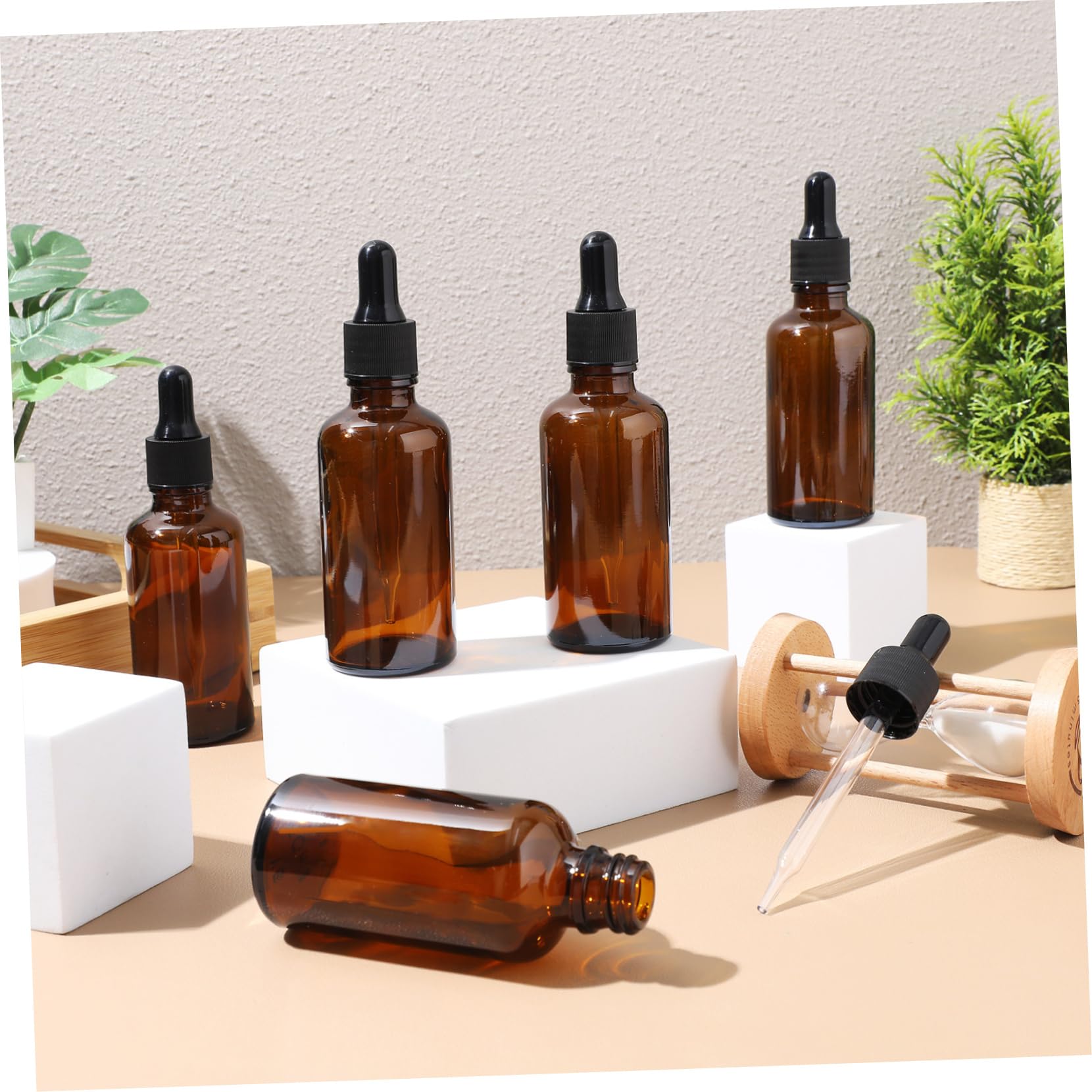 12stücke Glasflaschen für Ätherische Öle Kleine Parfümflakons für Damen Flaschen mit Pipette für Reise-sets oder Proben