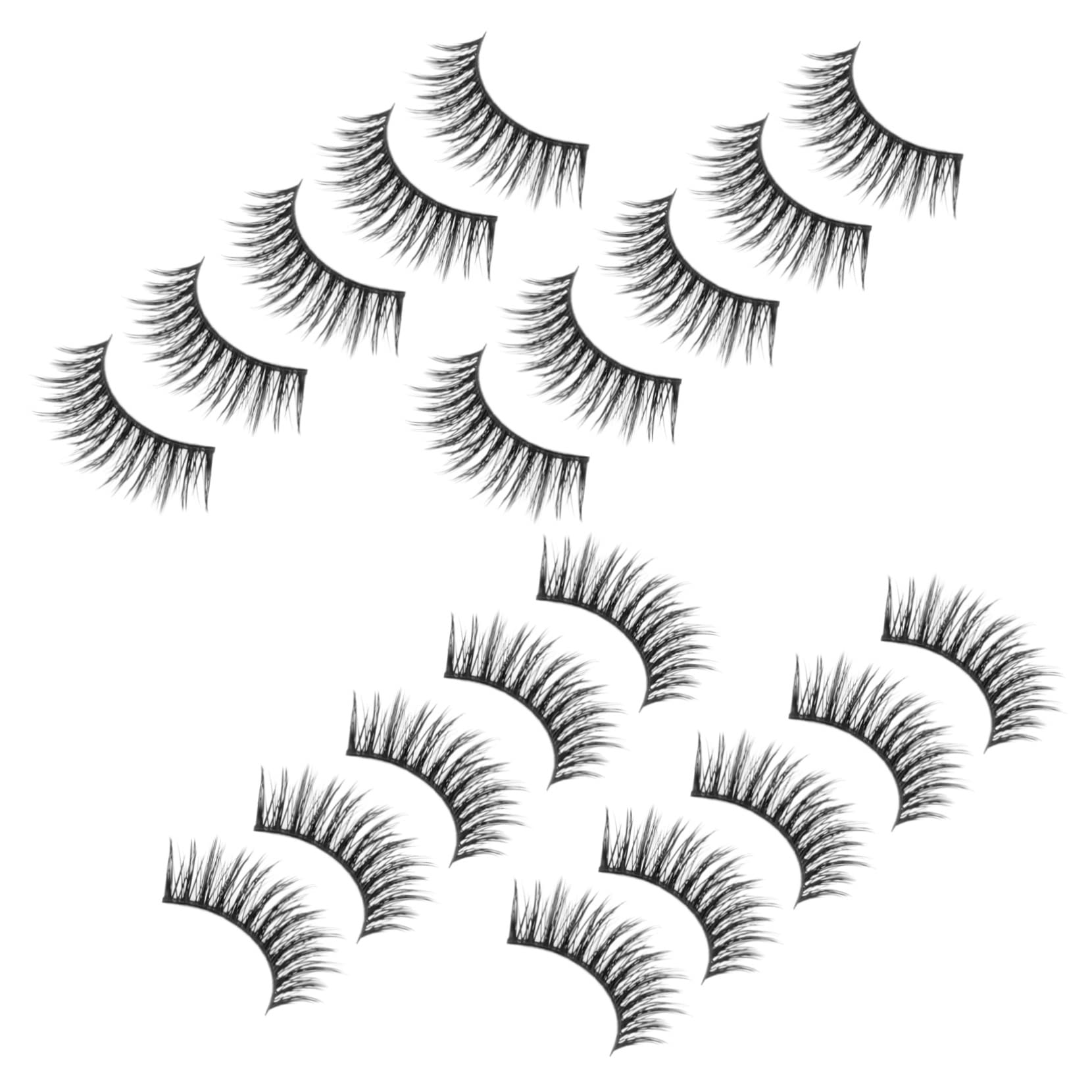 DOITOOL 50pares Pestañas Postizas De Extensiones De Fáciles De Usar Para Maquillaje y