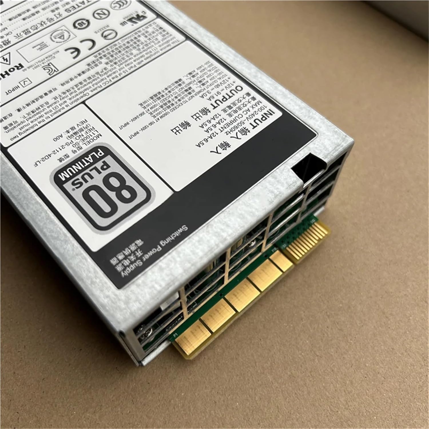 1100W Power Supply for R720 R920 E1100E-S0 L1100E-S0 0GDPF3 0HT6GX