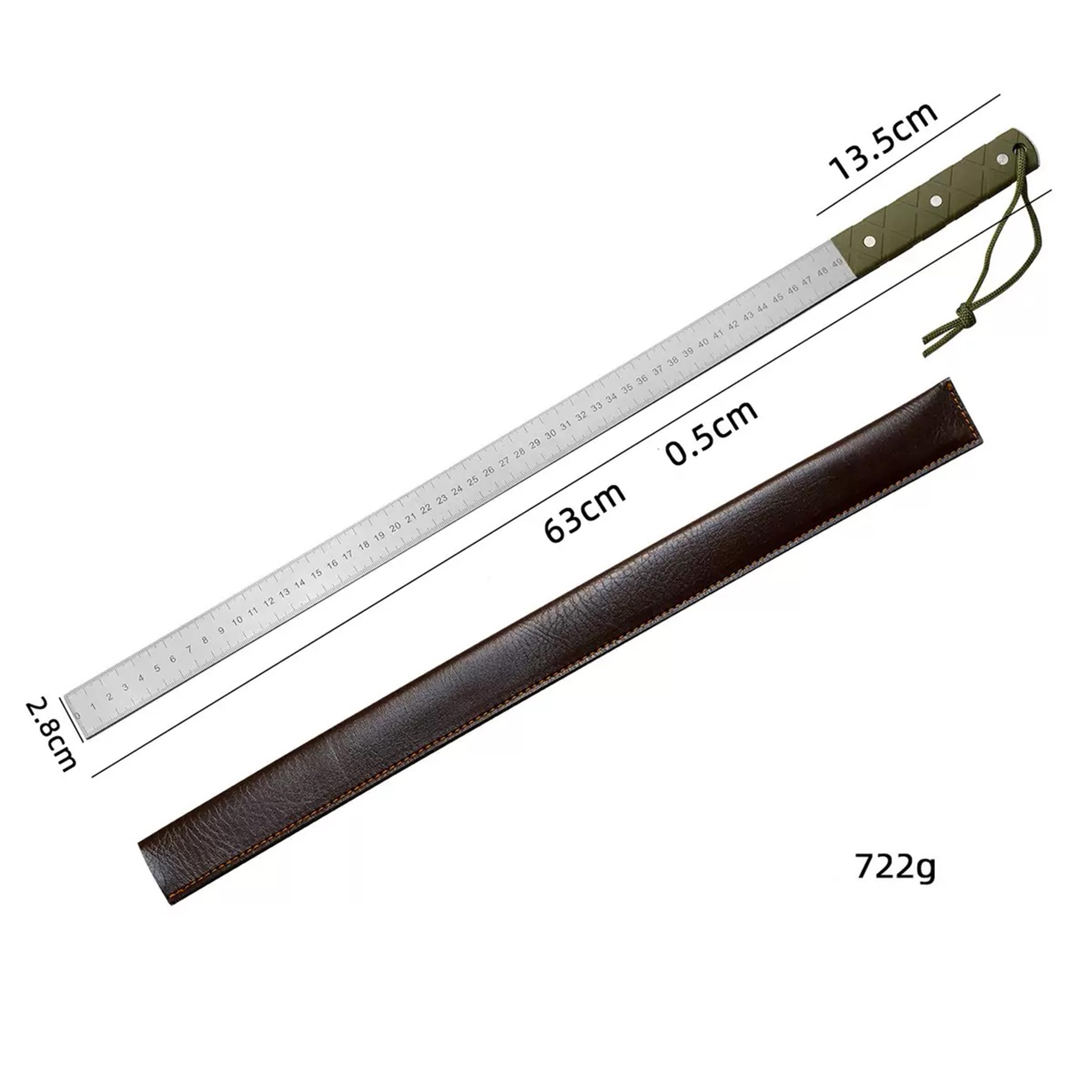Washranp Liniaal, 30/50/60cm Metrisch Roestvrij Staal Meetinstrument Precisie Dubbelzijdige Liniaal 50cm Washranp Liniaal, 30/50/60cm Metrisch Roestvrij Staal Meetinstrument Precisie Dubbelzijdige Liniaal 50cm