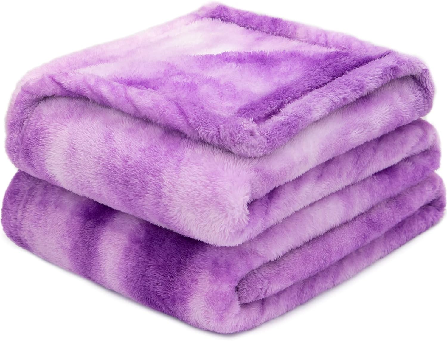 Fleece Blanket Purple Throw Blanket 300GSM Throw Blanket
