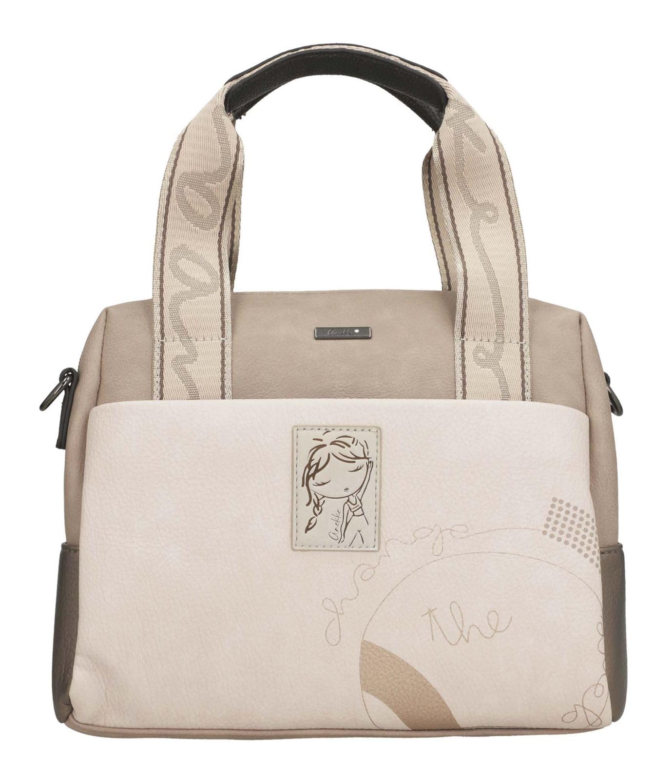 Anekke bolso bandolera Muse Eikon Short Handle Bag Multicolor marrón topo