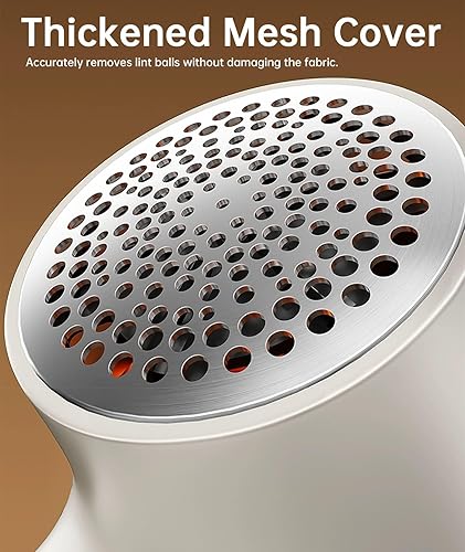 Miniatura 5 de Afeitadora de tela recargable con pantalla LED, removedor eléctrico de pelusa para ropa, muebles, afeitadora de suéter eficiente de 3 velocidades