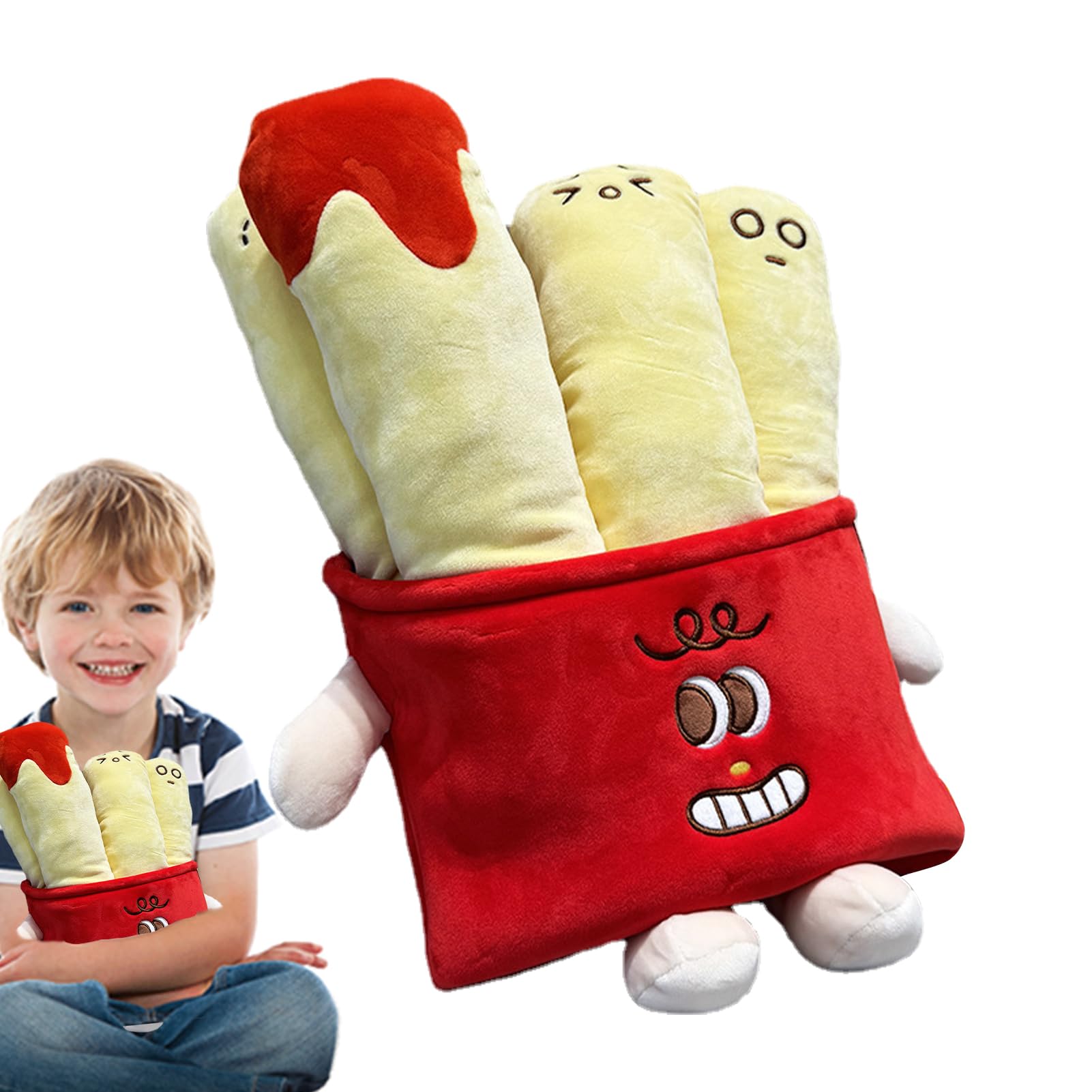 Amazon.co.jp: Jextou フライドポテトぬいぐるみ,食品ぬいぐるみ