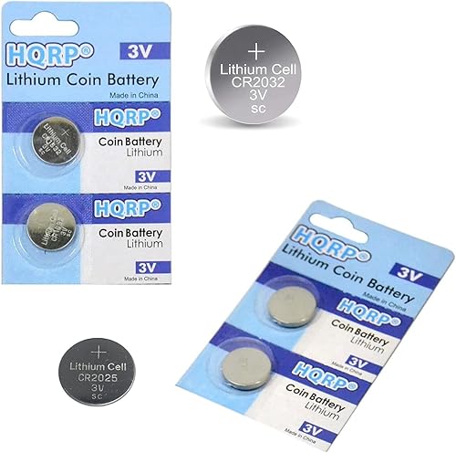 HQRP Batería (paquete de 4) compatible con el monitor de frecuencia cardíaca Polar RS300X (2 baterías compatibles con computadora de entrenamiento +