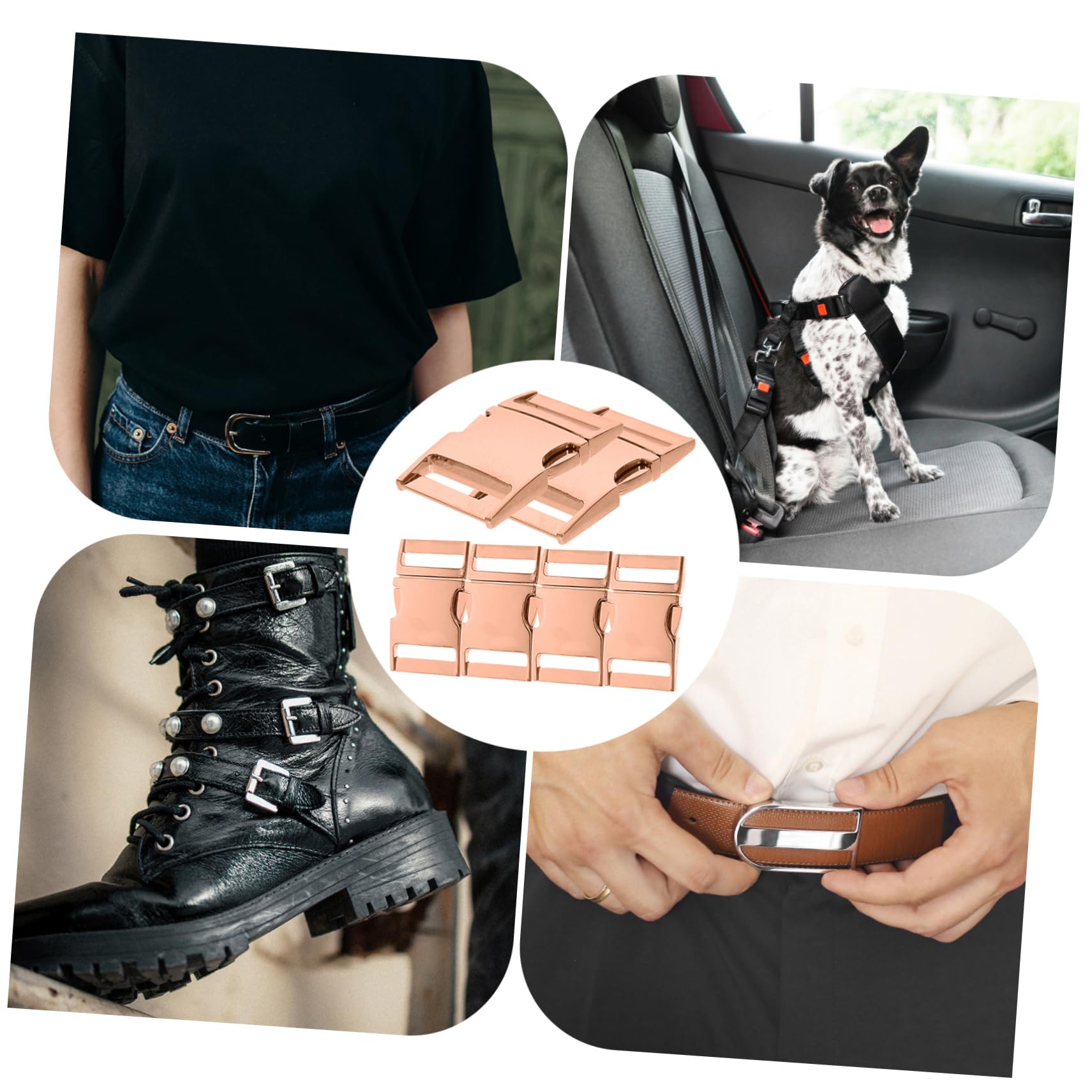 NUOBESTY 15stücke Metall Gurtverschlüsse Für Taschen Einstellbare Schnellverschluss-schnalle Für Kleidung Und Rucksäcke Robuste Und Praktische Zubehörteile Für Vielseitige