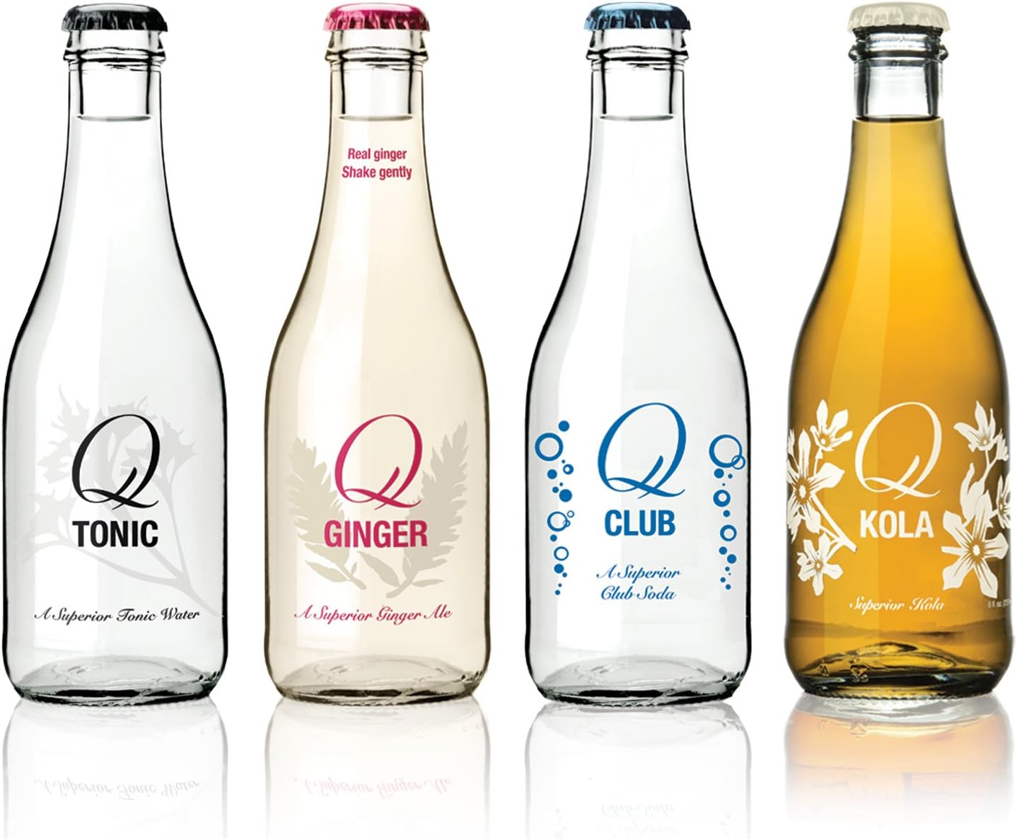 Q Mixers Variety Pack (Q Tonic, Q Ginger, Q Kola and Q Club Soda)