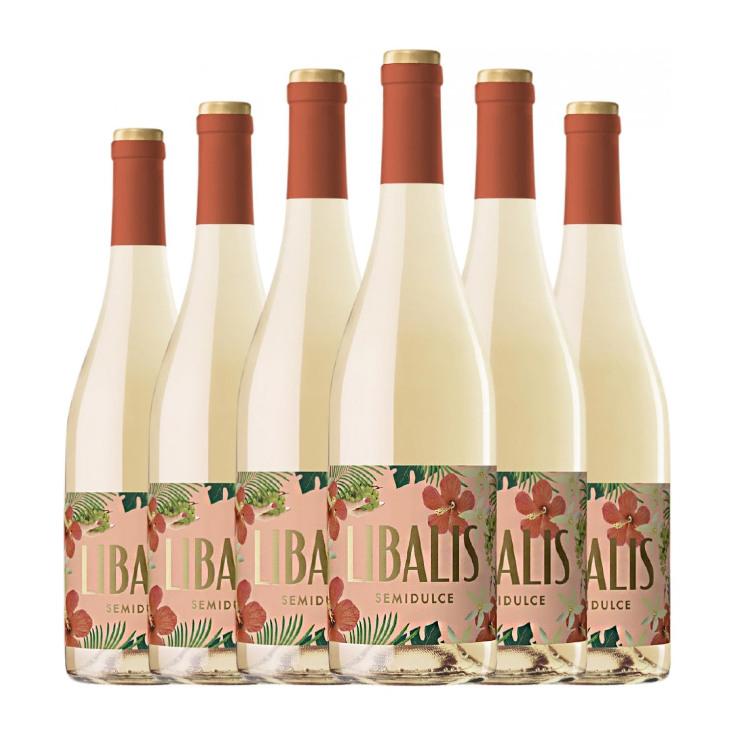 Vintae Libalis Halbtrocken Halbsüß Rioja 75 cl Weißwein (Karton mit 6 Flaschen von 75 cl)