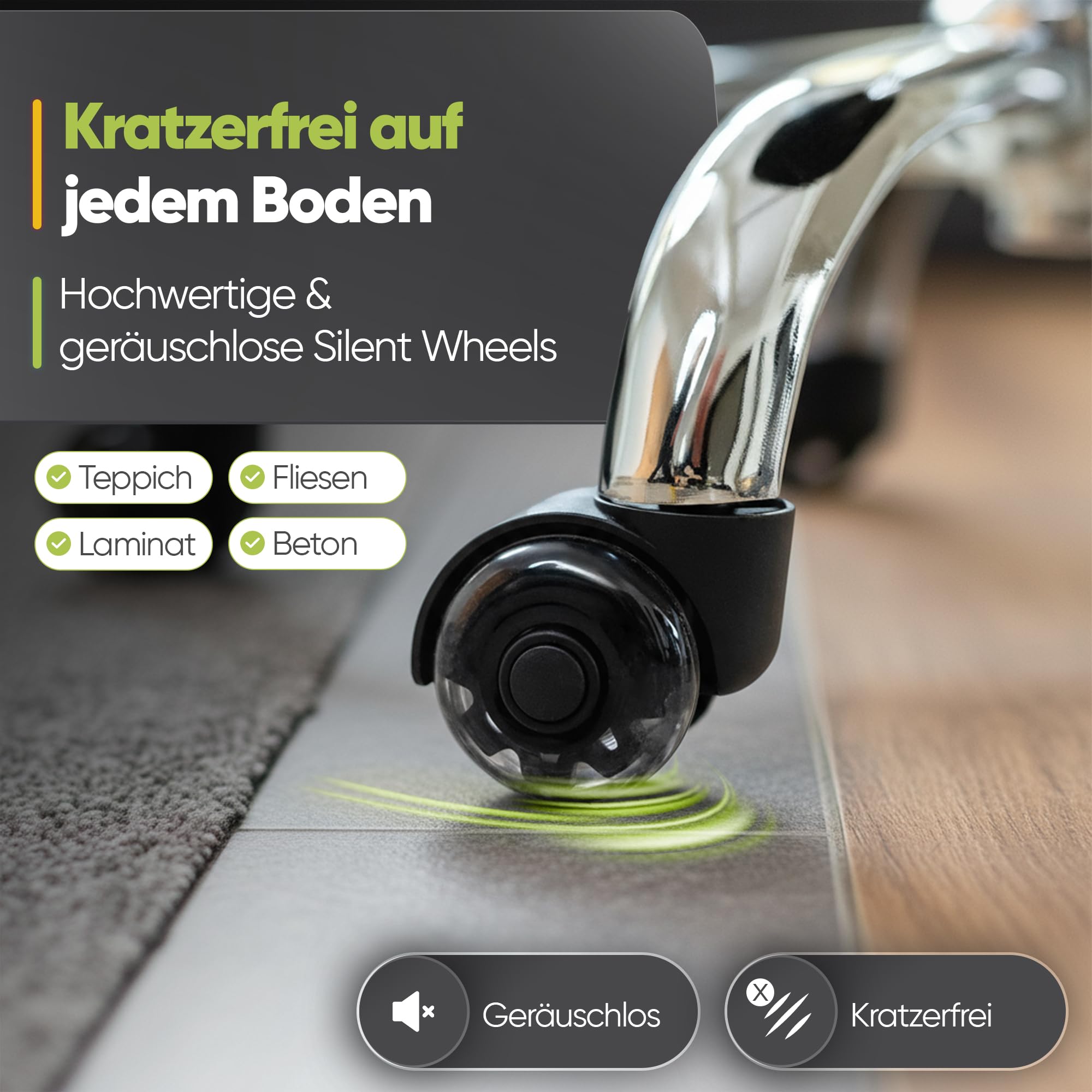 Bürohocker Ergonomisch [TESTSIEGER] Rollhocker Sitzhocker Höhenverstellbar [48-68cm] Ergonomischer Hocker für Büro [Schwingeffekt] Wackelhocker Stehhocker | Arbeitshocker rutschfest Rund