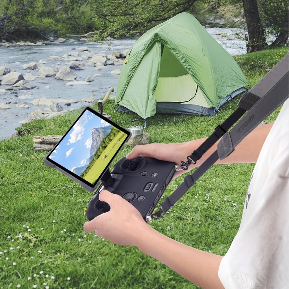 Lokyoyo Etui ochronne 2 w 1 i osłona ekranu do DJI RC Pro 2, pokrowiec ochronny kompatybilny z kontrolerem DJI Mavic 4 Pro 512 GB Creator Combo (szary 2)