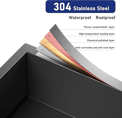 Miniatura 6 de Hornacina de acero inoxidable con iluminación LED, impermeable, no necesita azulejos, repisa empotrada para baño, instalación sobre montaje, 24 x 12