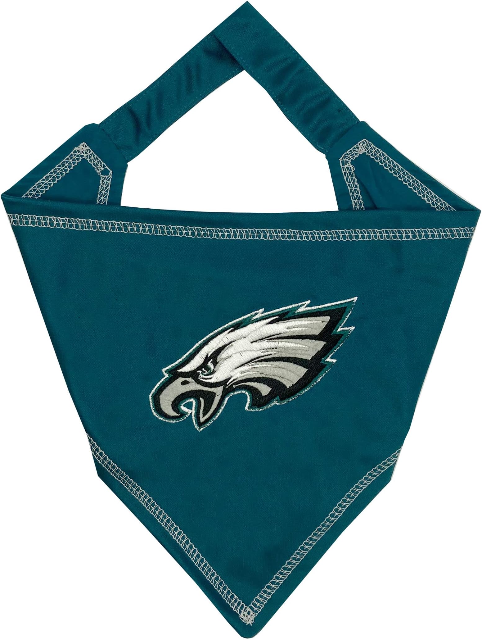 Pets First NFL Philadelphia Eagles TIE Bandana, Small/Medium. Dog Bandana Scarf Bib for Pet Cat Dog. The Ultimate Game-Day, Party Bandana (PHL-3550-S-M)