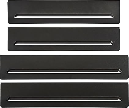 BLACKSTONE 5015 Griddle Wind Guards for 36 Inch Griddle Front and Rear Grease Model Premium Grill Accessories Heavy Duty Easy to Use and Clean Black Wind Screen for Outdoor Backyard BBQ Cooking Black