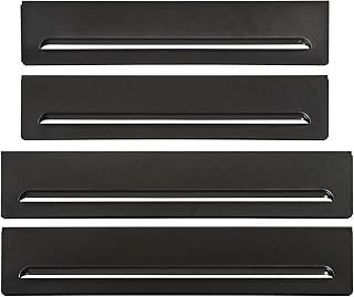BLACKSTONE 5015 Griddle Wind Guards for 36 Inch Griddle Front and Rear Grease Model Premium Grill Accessories Heavy Duty Easy to Use and Clean Black Wind Screen for Outdoor Backyard BBQ Cooking Black