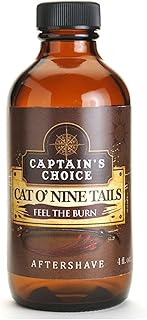 Captain's Choice, Cat O Nine Tails Bay Rum Aftershave, 4 Ounce