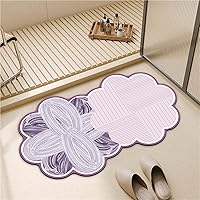 Vista 10 de Alfombra antideslizante para baño, absorbente de agua, resistente al desgaste, rápida absorción de agua, tapete de baño