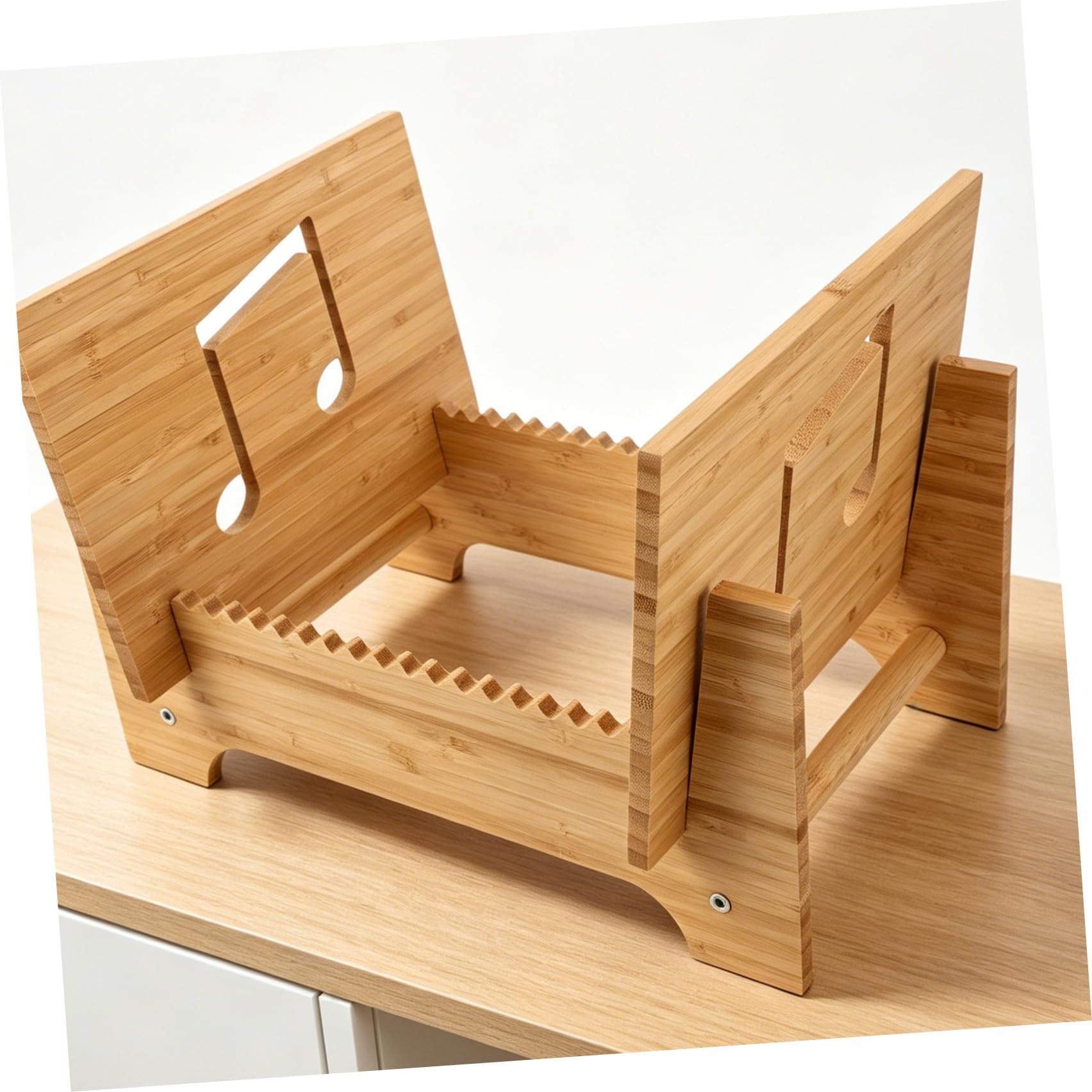 Sosoport Porta Dischi in Legno per Vinili con Design Raffinato e Robusto Supporto per Collezione di Dischi in Vinile Adatto Soggiorno o Studio