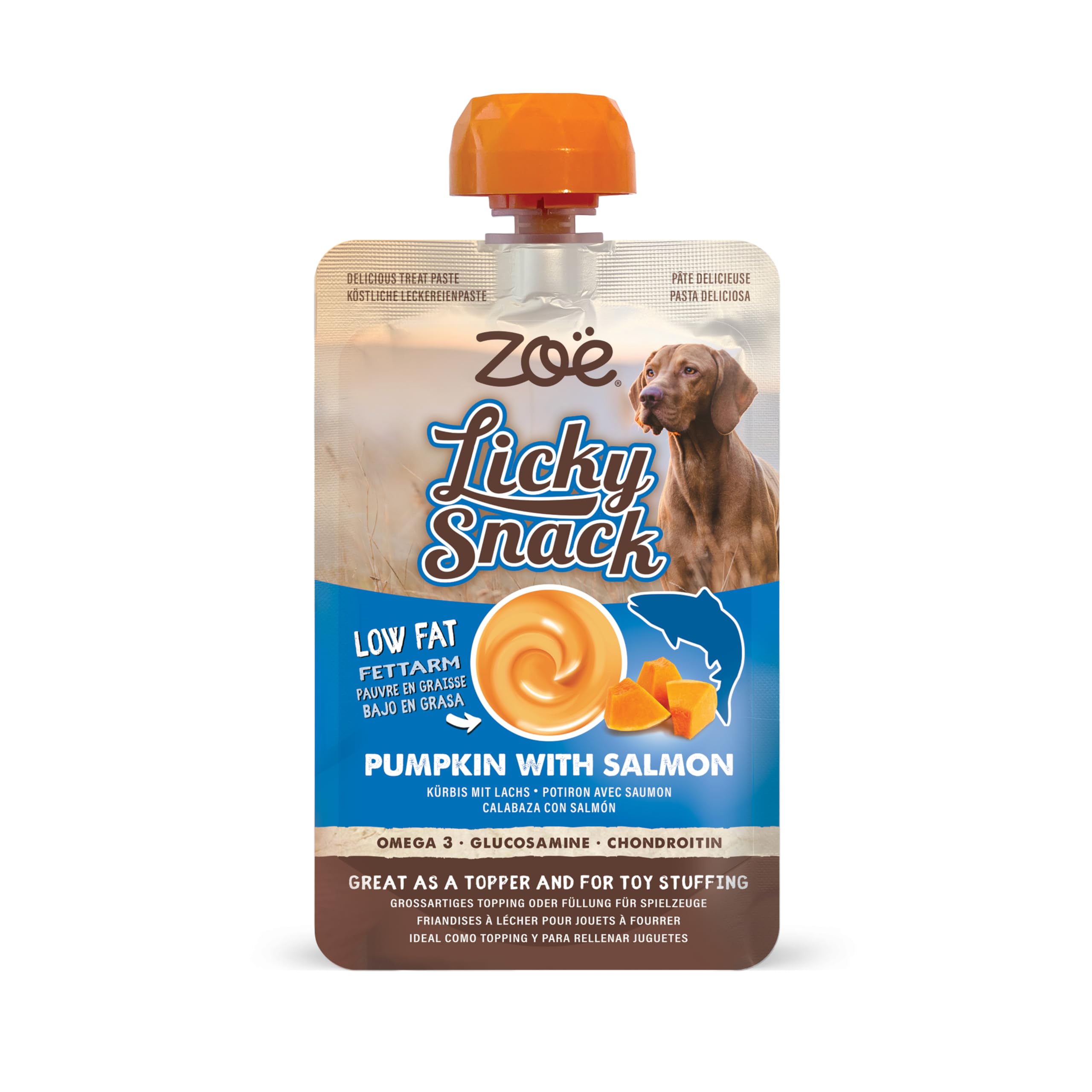 Zoe Licky Snack, Natural Dog, Puppy Treat, Salmon, 85g
