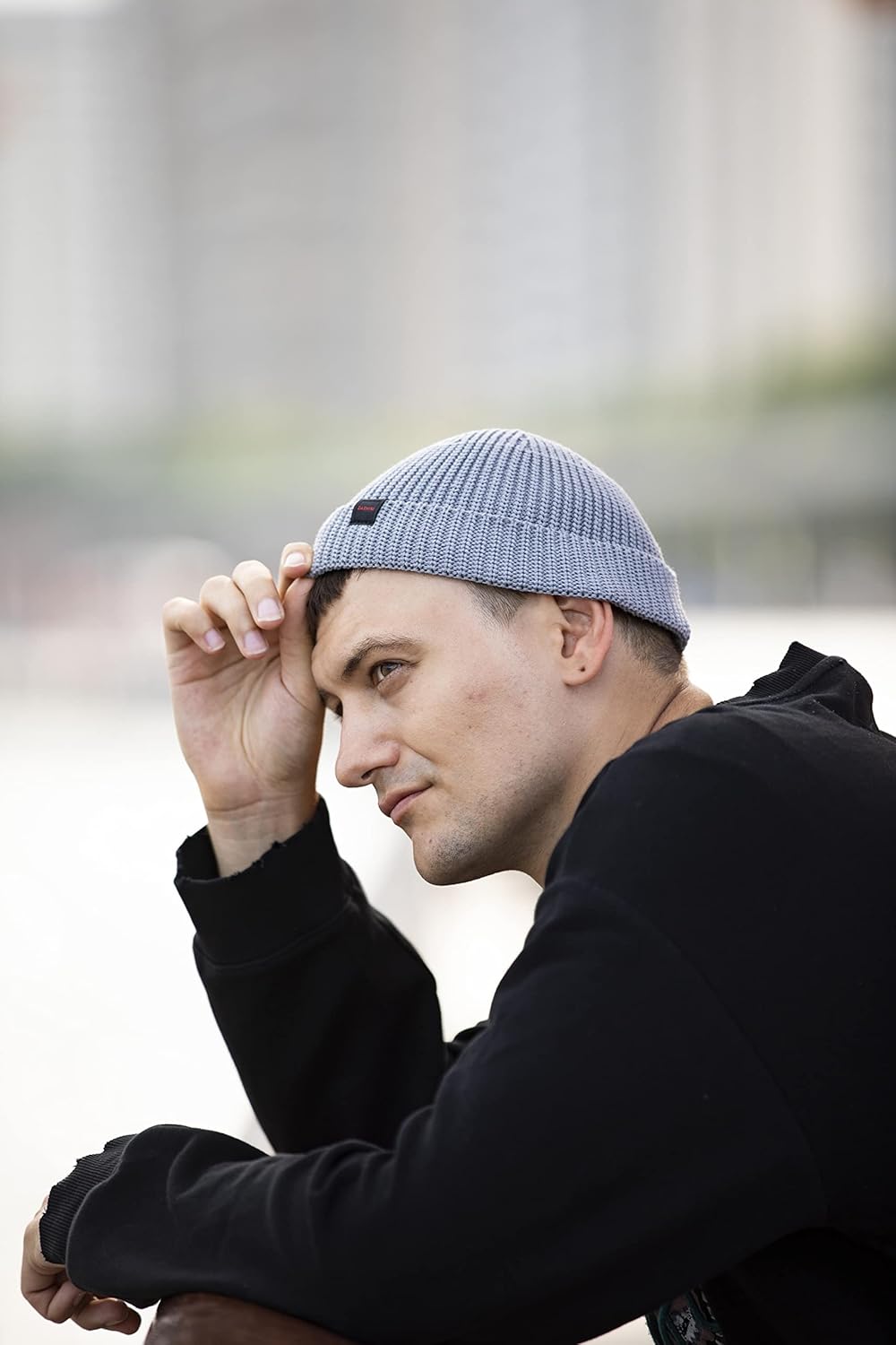 Fisherman Beanie Hats for Men Women,Knit Trawler Skull Cap,Watch Cap,Spring Fall Winter Warm Short Hats - Image 3