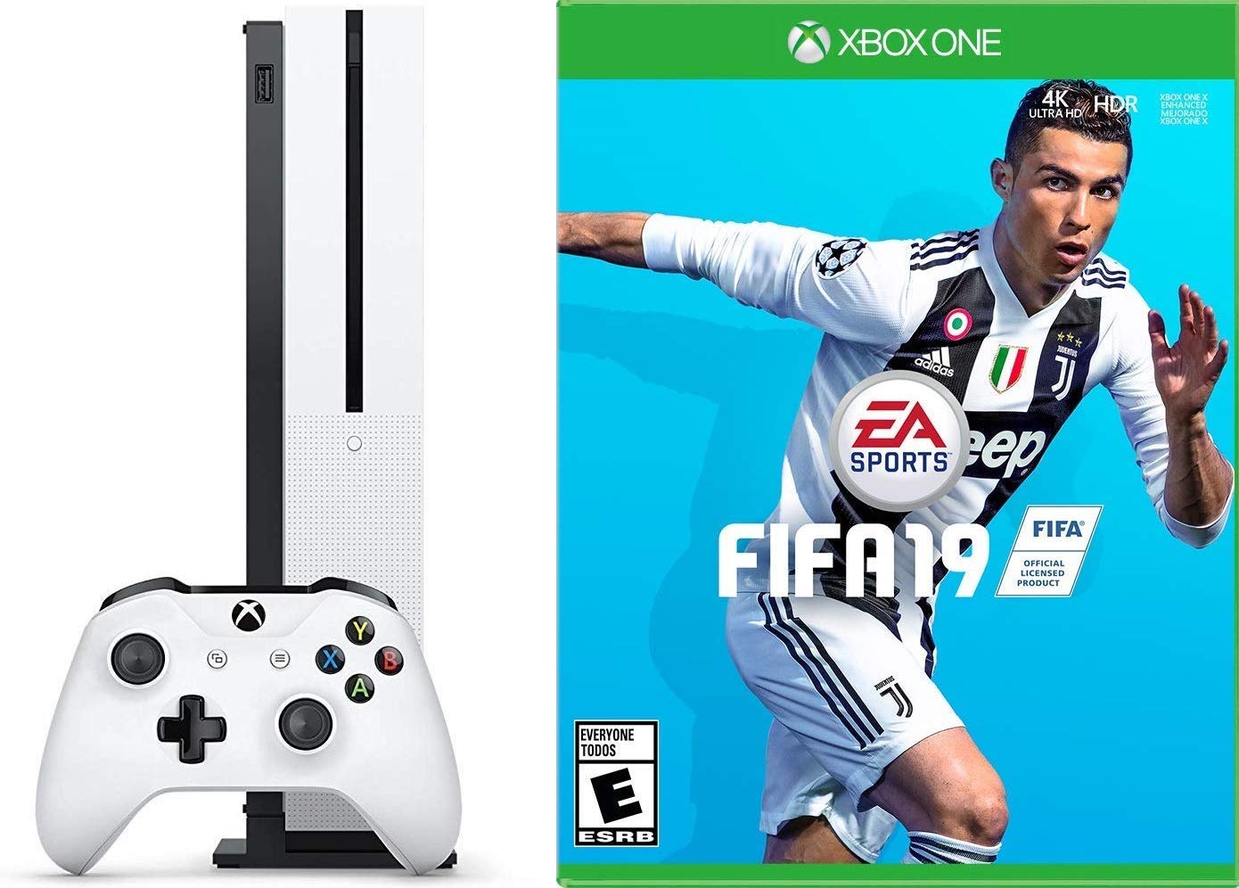 Xbox One S 1TB – FIFA 19 Bundle (Renewed)