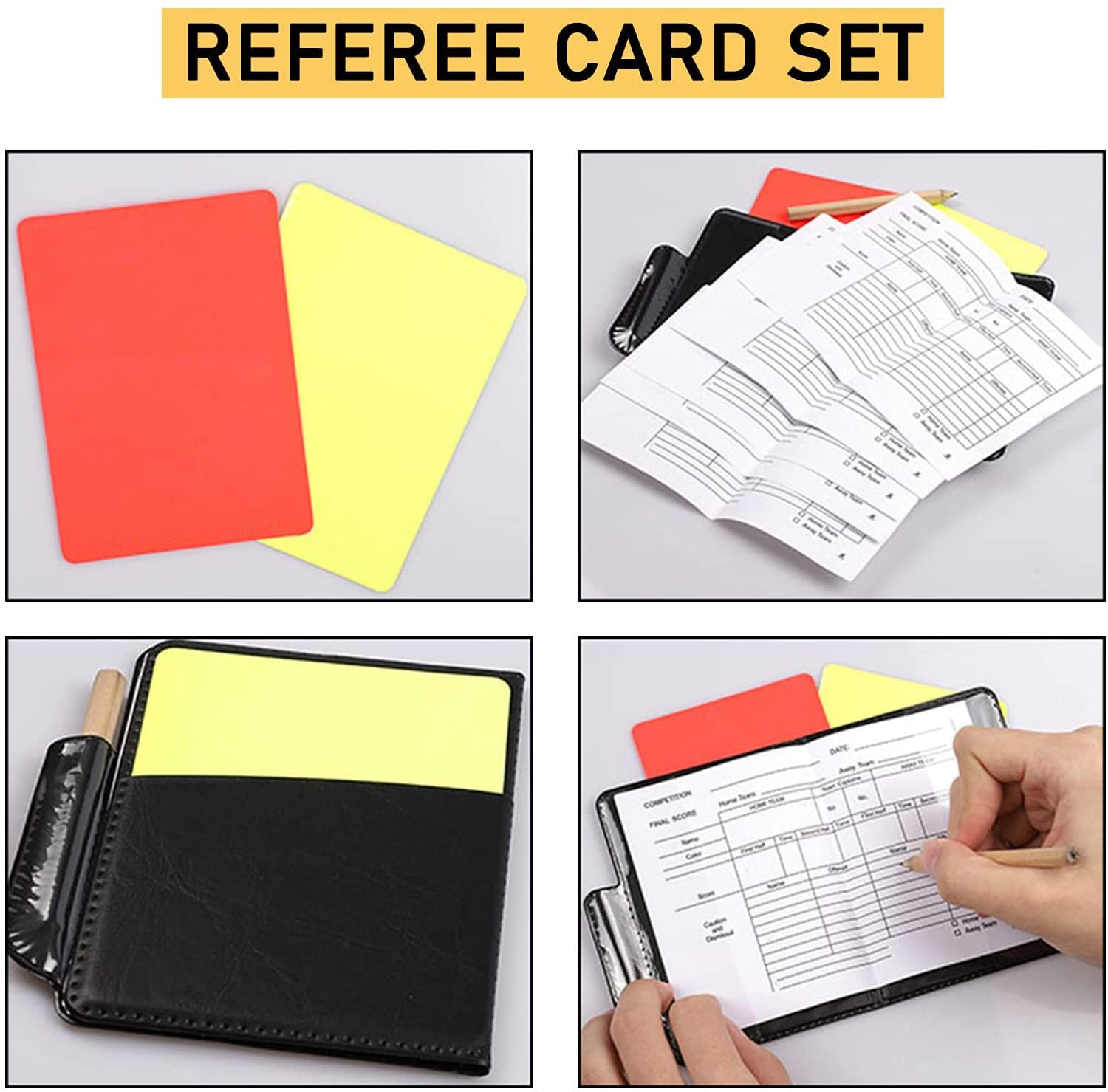 Attributi Di Un Arbitro Di Calcio: Cartellini Gialli E Rossi, Un