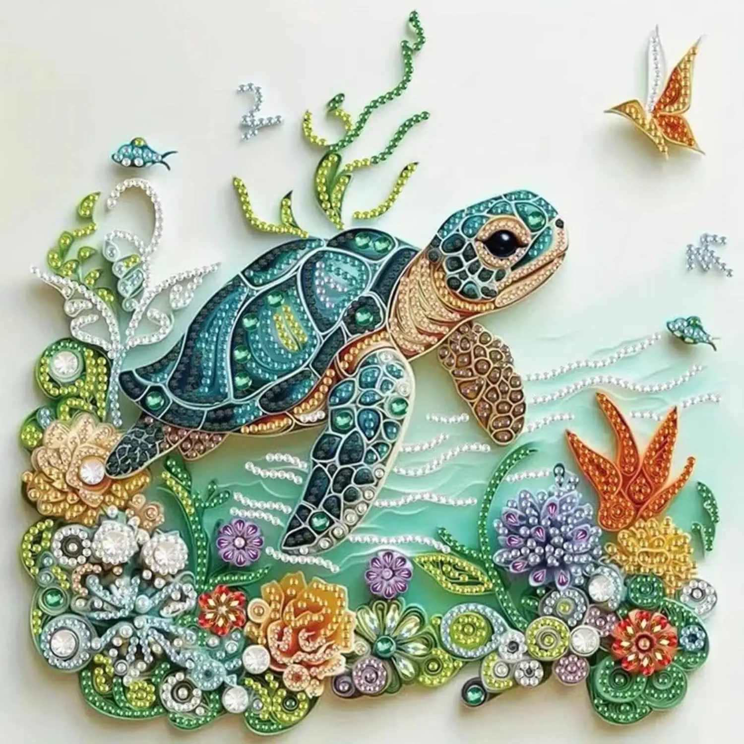 Flavizo Diamond Painting Kit for Adults, DIY Craft with Drill Rhinestones Canvas, Creative Diamonds Artwork, Handmade Decoration Sparkling Home Wall Display - 60% off at DetectaDeal