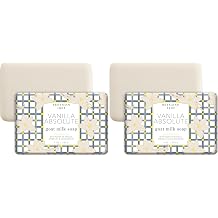 Beekman 1802 Goat Milk Soap Moisturizing Hand & Body Soap Bar with Shea Butter & Botanical Oils, Triple-Milled, Non-Drying, Made for Sensitive Skin, Vanilla Absolute 9 oz Pack of 2