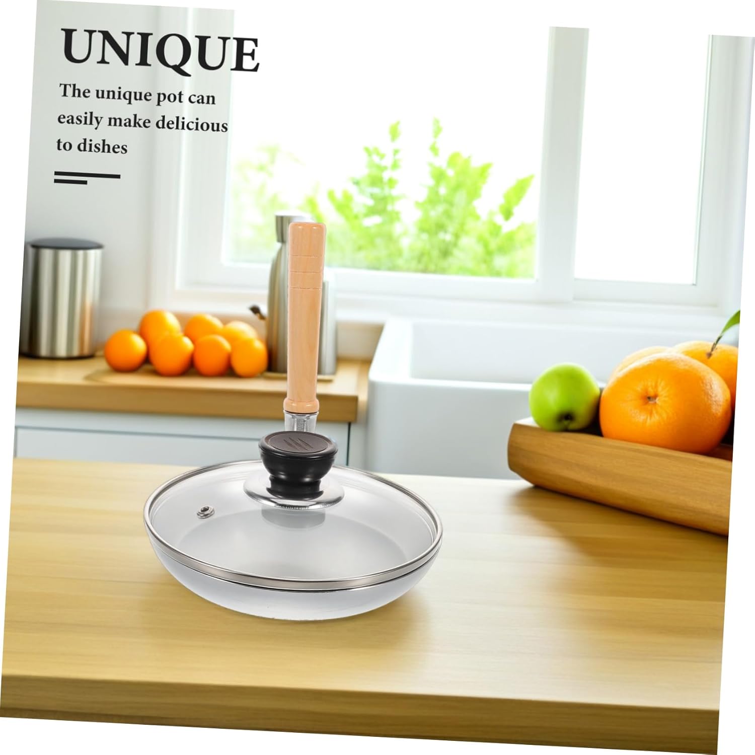 Japanese Nonstick Omelette Pan Small Frying Pan for Authentic Oyakodon Cooking Easy to Clean Vertical Handle Design Compatible with Gas Stoves with Lid