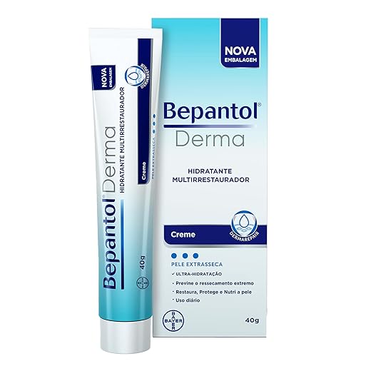 Bepantol Derma Hidratante Multirrestaurador, Pele Seca e Extrasseca, Hidratação Profunda, 40g