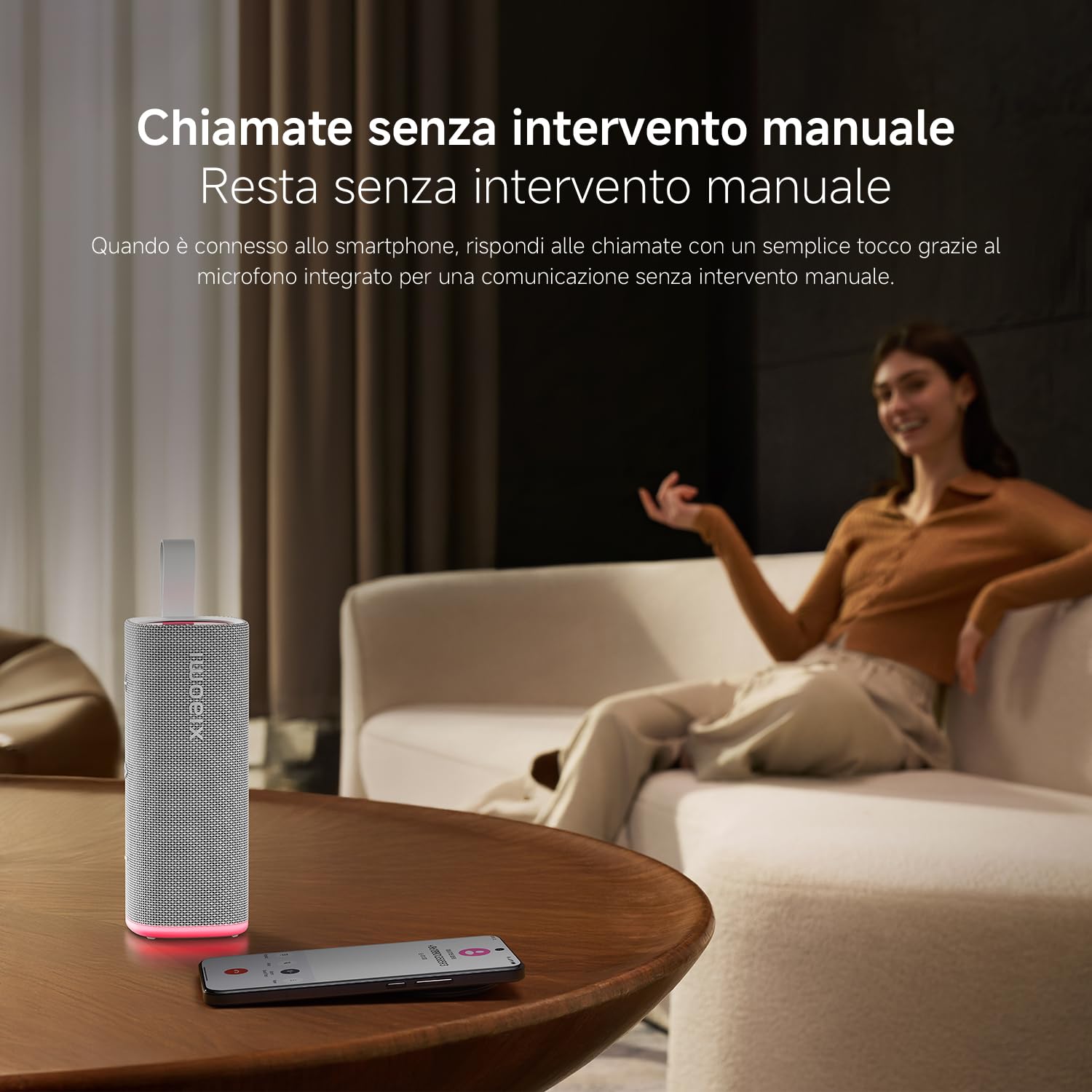 XIAOMI Sound Play Cassa Bluetooth Portatile 18W, Luce RGB Ambientale, Suono Potente Immersivo, Auracast Multi-Speaker, 14 Ore di Autonomia,IP68 Waterproof, TWS Pairing, Bluetooth 6.0,Verde