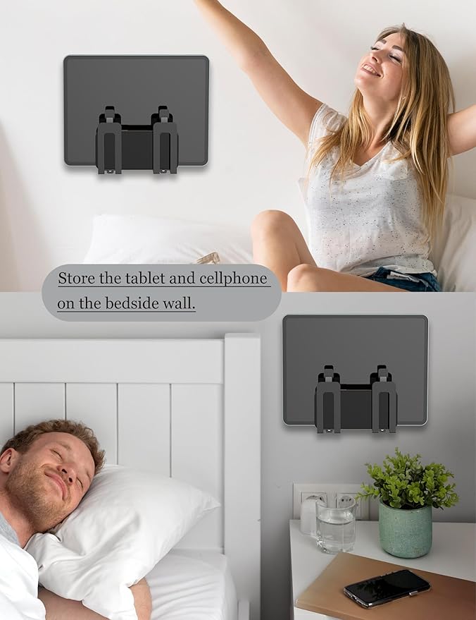 Soporte universal de pared para laptop, tablet, router miniatura 4