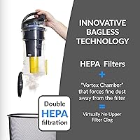 Vista 9 de Prolux 2.0 Aspiradora Comercial Sin Bolsa Tipo Mochila HEPA - Modelo Pro para Limpiadores Profesionales