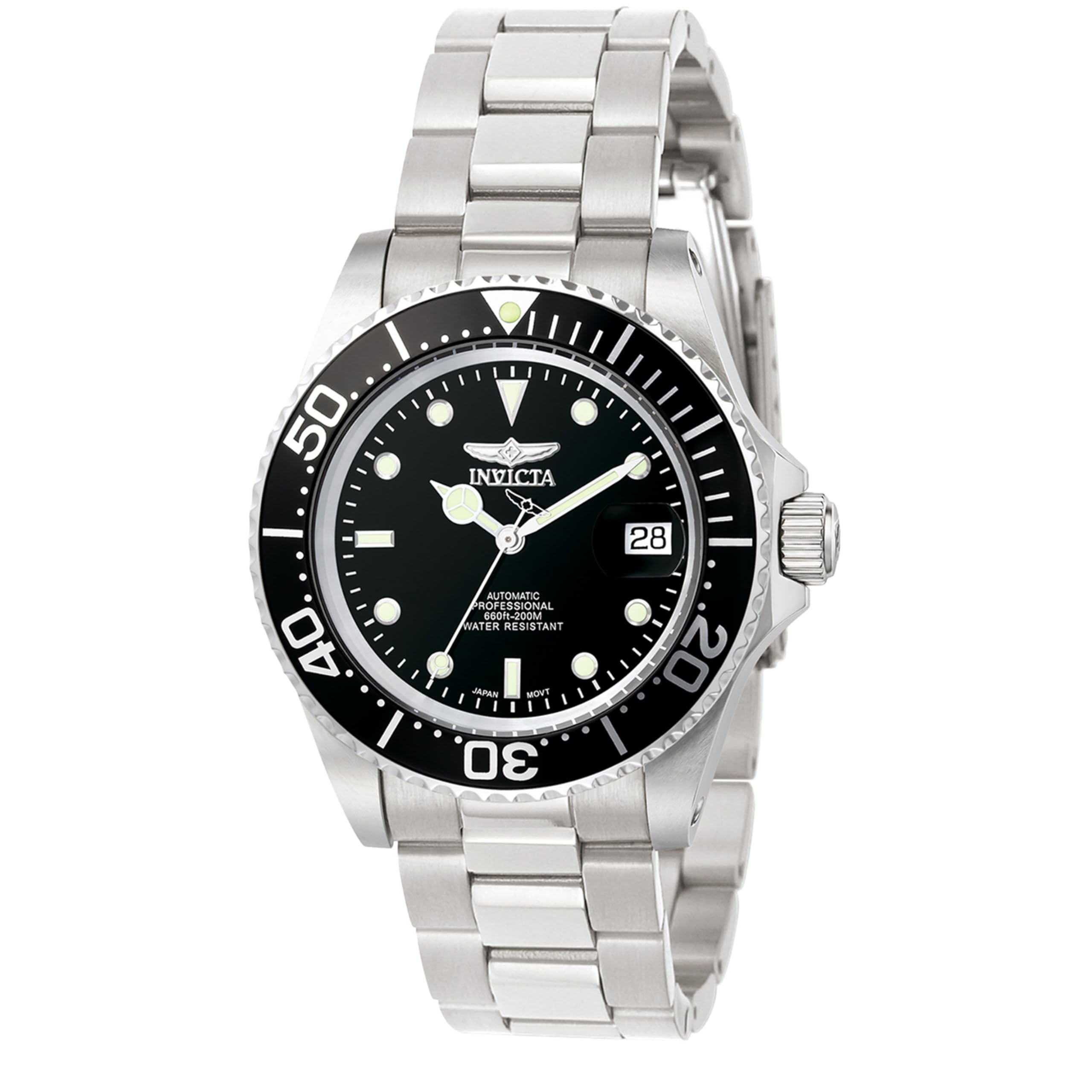 Invicta Pro Diver Edelstahl Herren Automatikuhr - 40mm