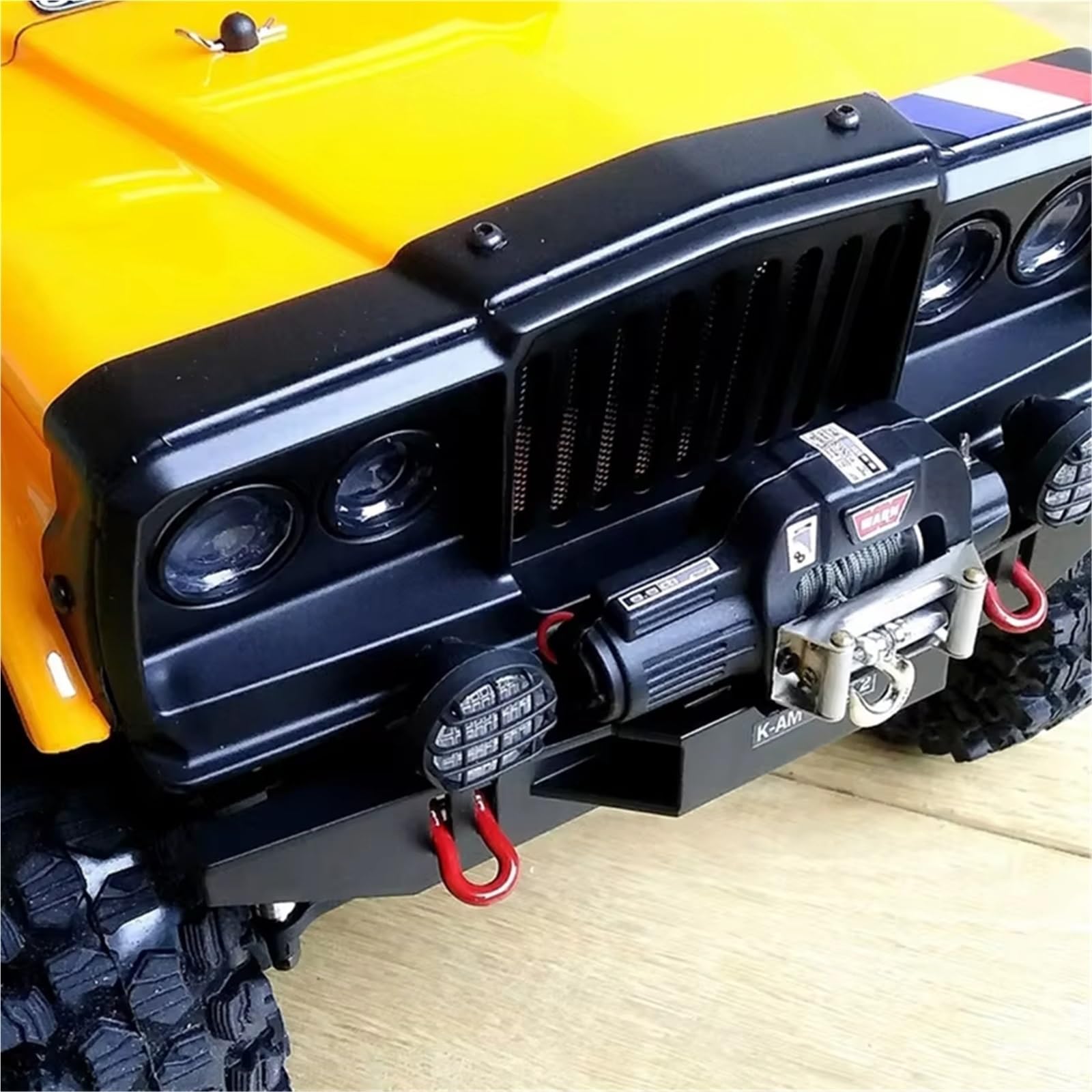 RC Coche Piezas para Axial para SCX10 para TRAXXAS para TRX4 1/10 Coche Trepador De Control Remoto Piezas Accesorios Cabrestante Automático De Metal con Línea De Control 3CH