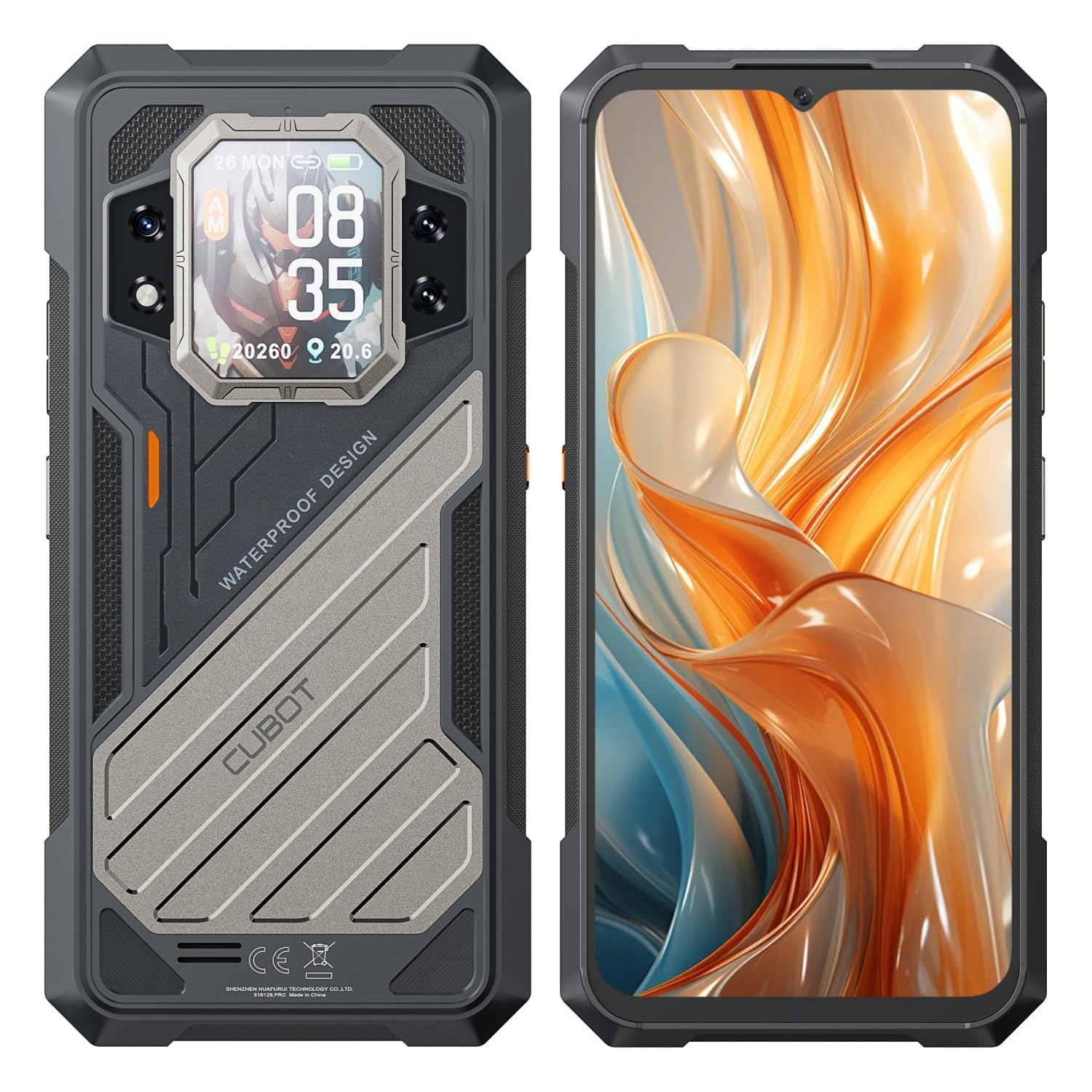 KingKong X PRO 5G 24GB RAM + 256GB ROM - Smartphone 6.72" FHD+ 144Hz, Camera 100 MP, Batteria 10200mAh, Android 14, Dimensity 8200, Nero.