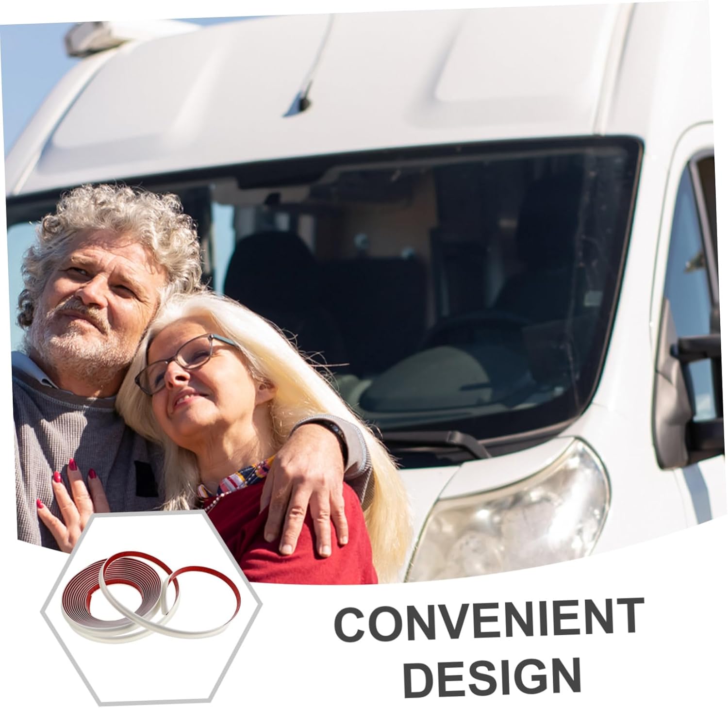 STOBAZA Rain Diverter Strip Plastic Repair Conditioner for Gap Strips Roof Window Guide