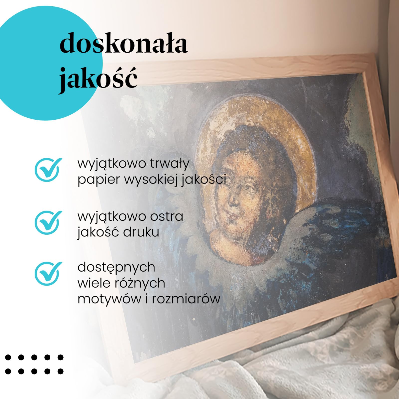 Postereck - 0998 - Anioł stróż, religia, Jezus, Bóg, kościół, sztuka. Wydruk, Druk, Sztuka Ścienna, Religia. - ekran - 100,0 cm x 75,0 cm