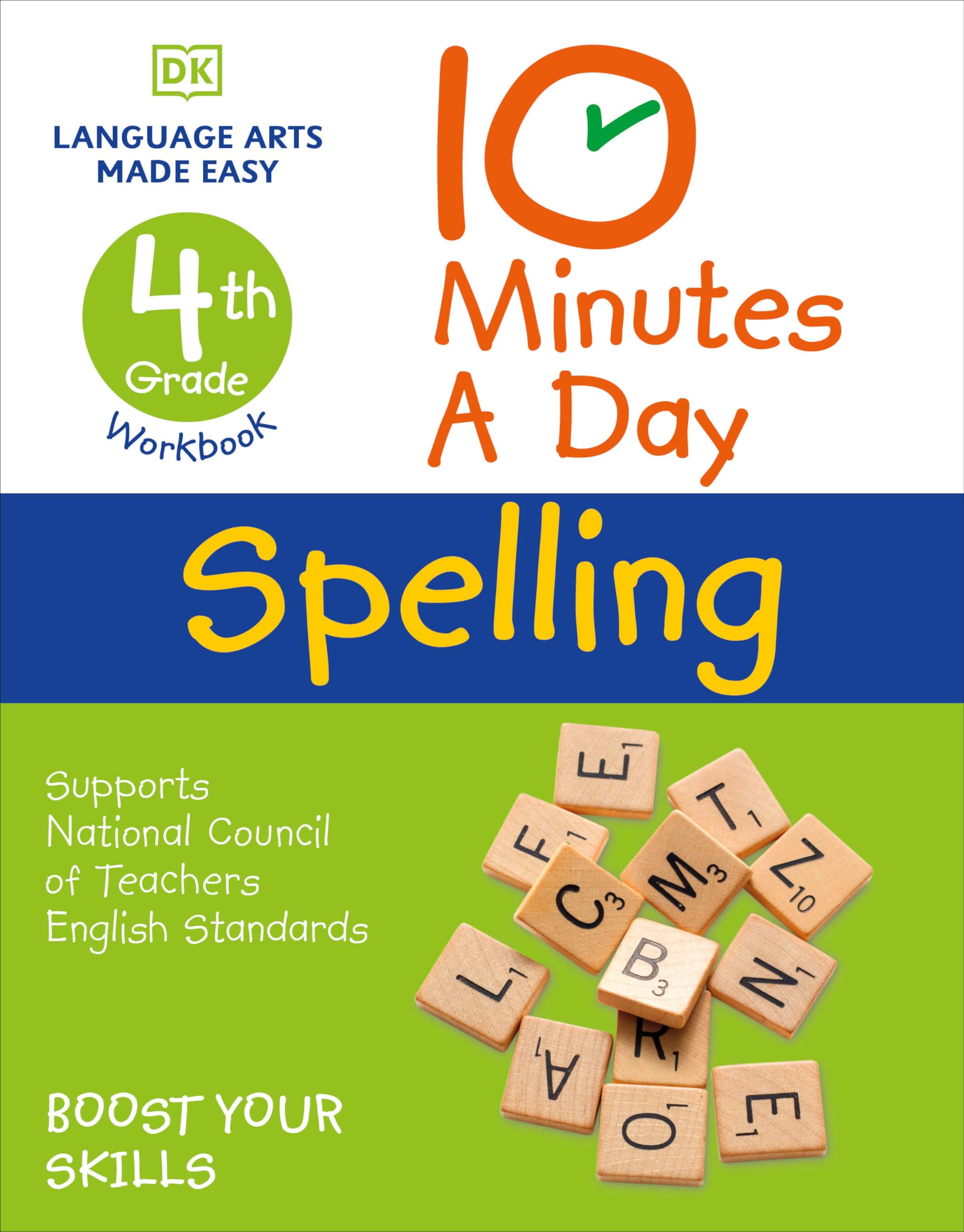 10 Minutes a Day Spelling, 4th Grade: Helps develop strong English skills (DK 10-Minutes a Day)