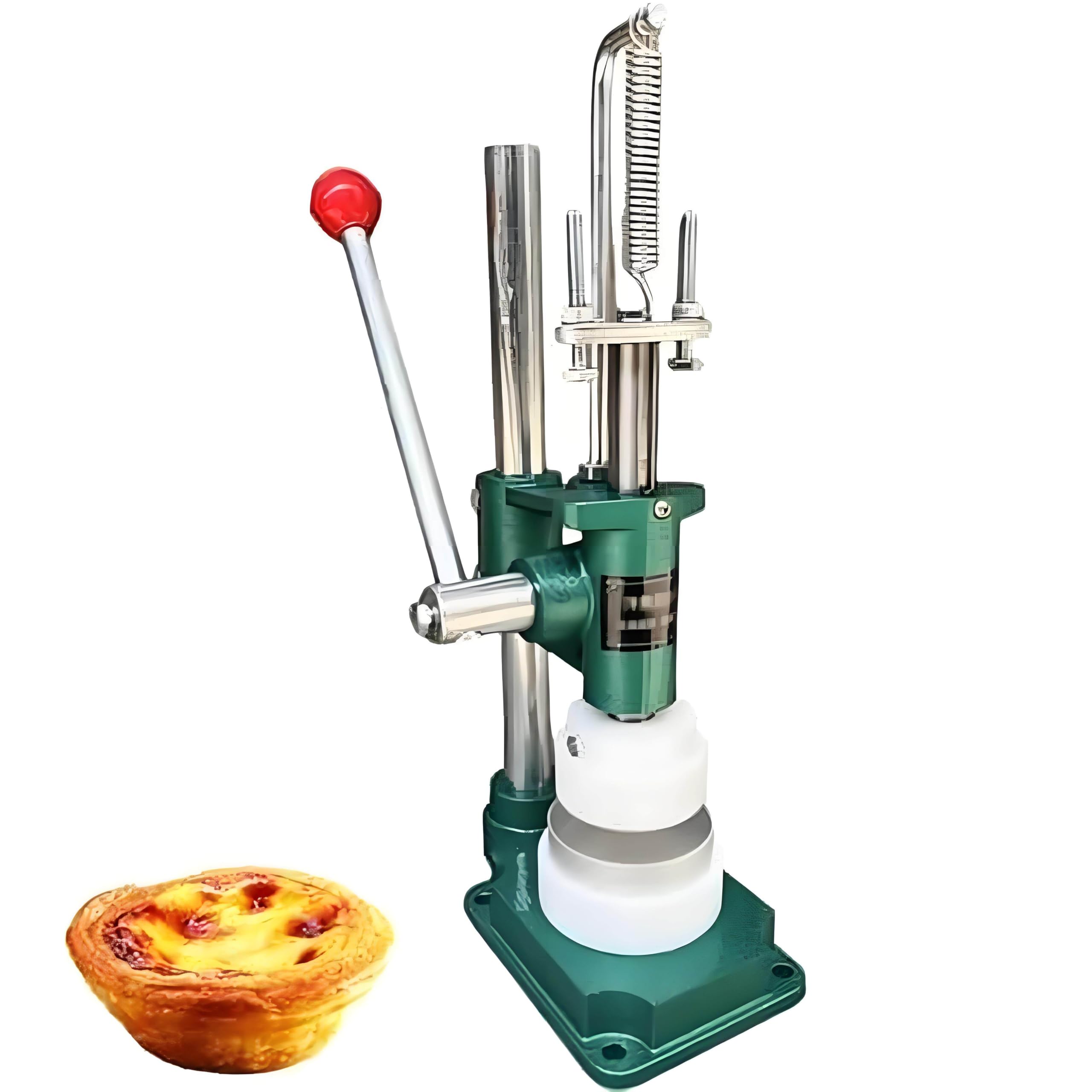 GSHSHOU Eggs tart machine,eggs Tart Machine, Manual Custard Tart Shell Maker, Hand Press Tool for Baking Pie Shells cheese tarts, flower-shaped tarts, crepe cookies B02
