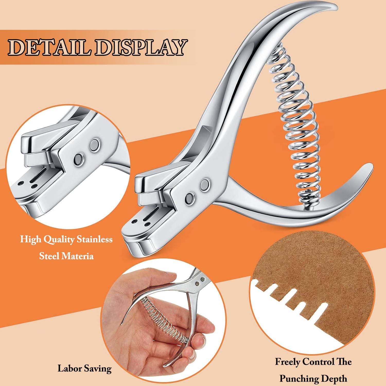 Pinze Segnapunti Per Sarti - Perforatore Professionale Per Modelli Di Carta E Tessuti In Acciaio Inossidabile - Foto 14